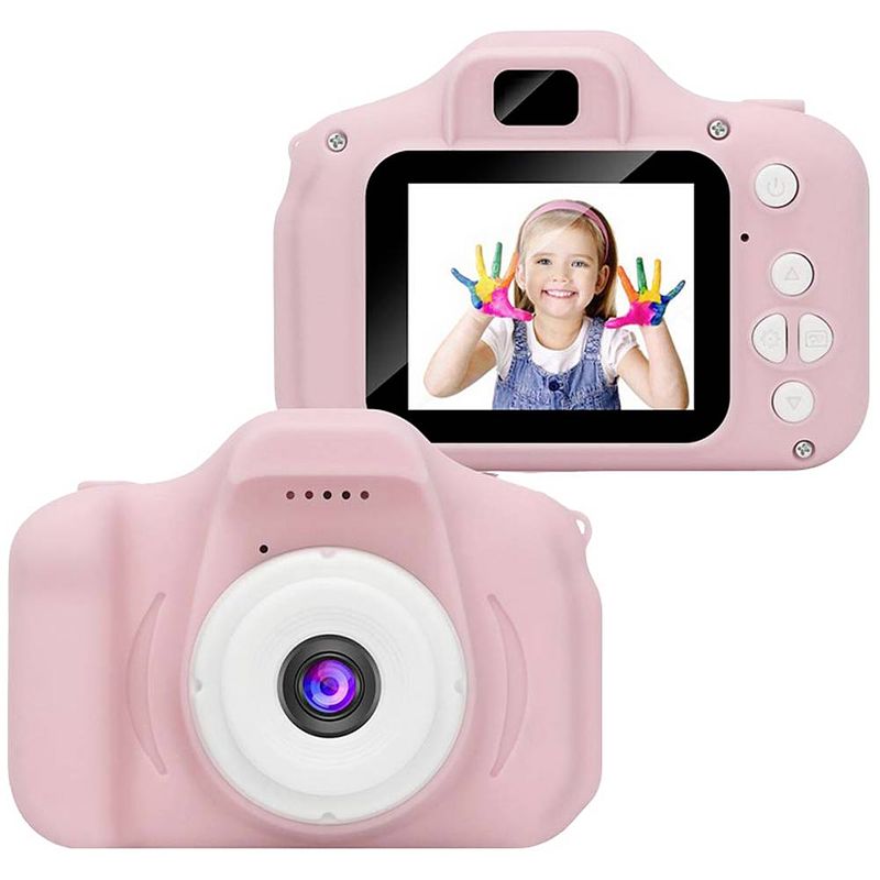 Foto van Denver kca-1330 - digitale kindercamera full hd - foto & video - 3 spelletjes - roze