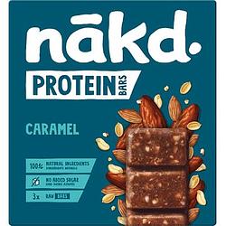 Foto van Nakd. protein caramel 3x45g bij jumbo