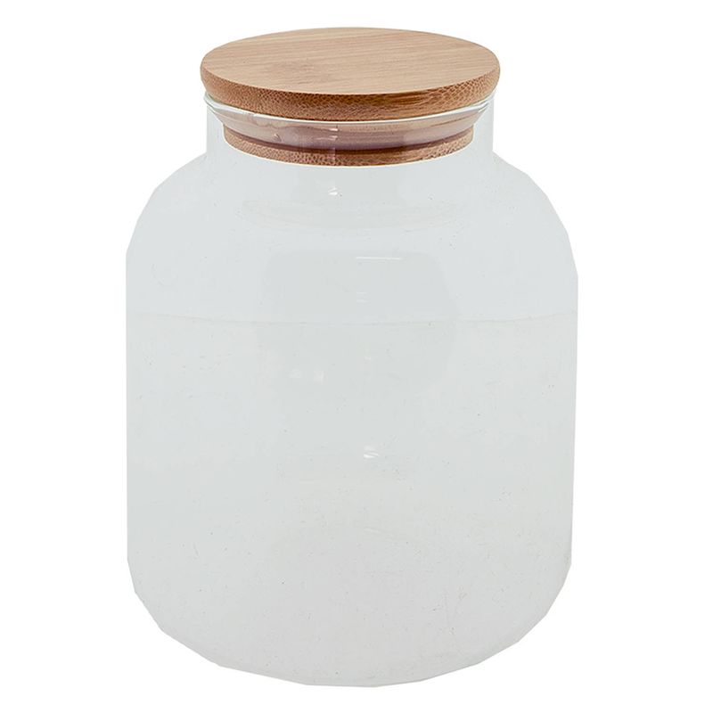 Foto van Clayre & eef voorraadpot 1200 ml glas voorraadbus transparant voorraadbus