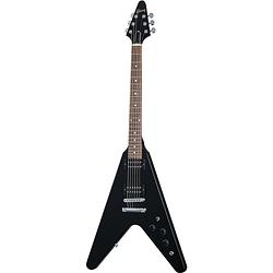 Foto van Gibson original collection 80s flying v ebony elektrische gitaar met koffer