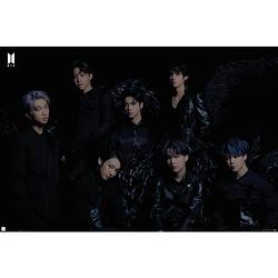 Foto van Gbeye bts black wings poster 91,5x61cm