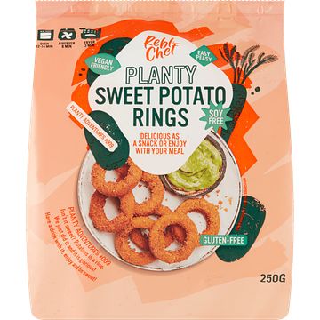 Foto van Rebl chef planty sweet potato rings 250g bij jumbo