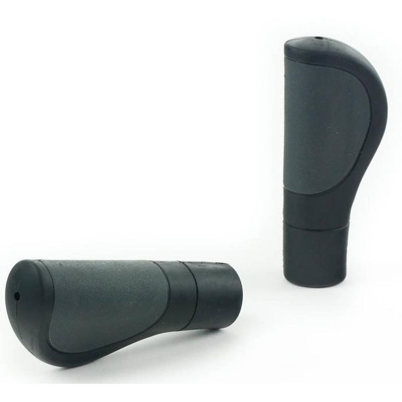 Foto van Widek handvatten city comfort 120 mm rubber grijs 2 stuks