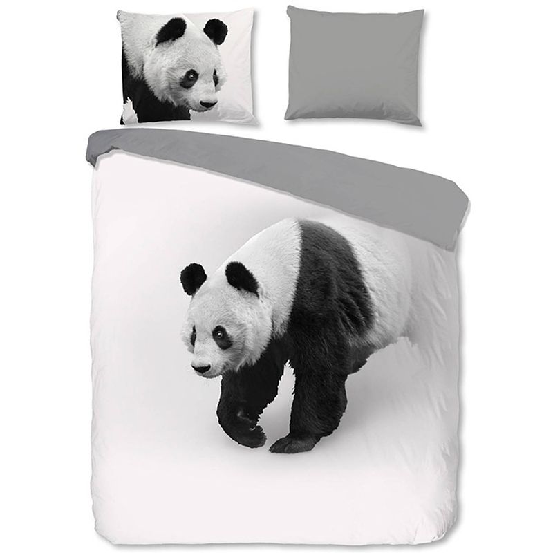 Foto van Pure dekbedovertrek panda-2-persoons (200 x 200/220 cm)