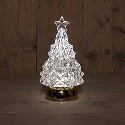 Foto van Anna'ss collection - b.o. tree glitter water led warm white gold base