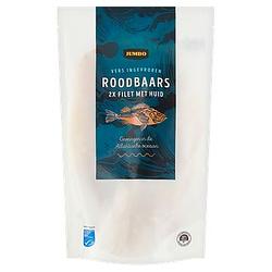 Foto van Jumbo roodbaars filet met huid 2 stuks 270g