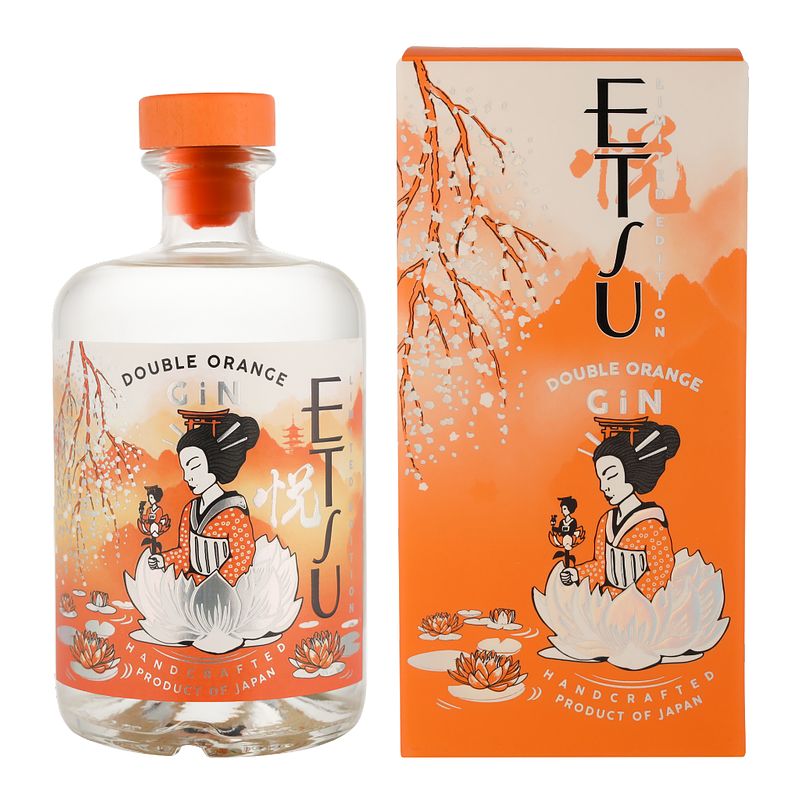 Foto van Etsu double orange gin 70cl + giftbox