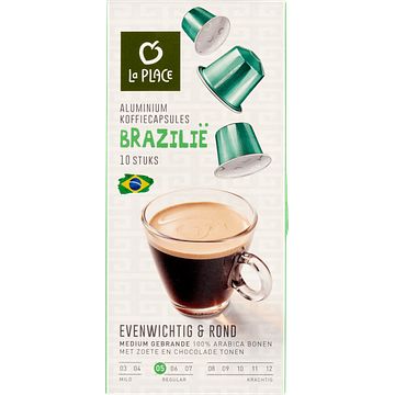 Foto van 3 voor € 6,00 | la place koffiecups brazilie 10 stuks aanbieding bij jumbo