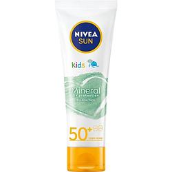 Foto van Nivea sun kids - mineral uv protection - zonnebrand voor gezicht - spf50+