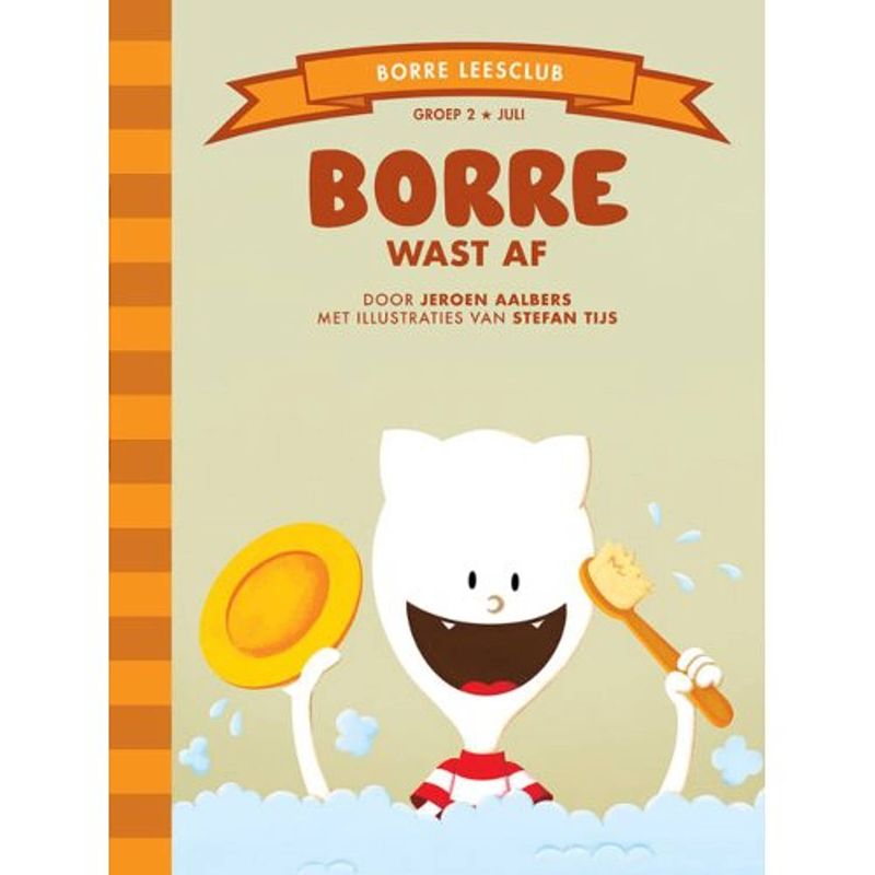 Foto van Borre wast af - de gestreepte boekjes