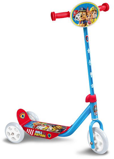 Foto van Nickelodeon paw patrol 3 wiel kinderstep junior blauw/rood