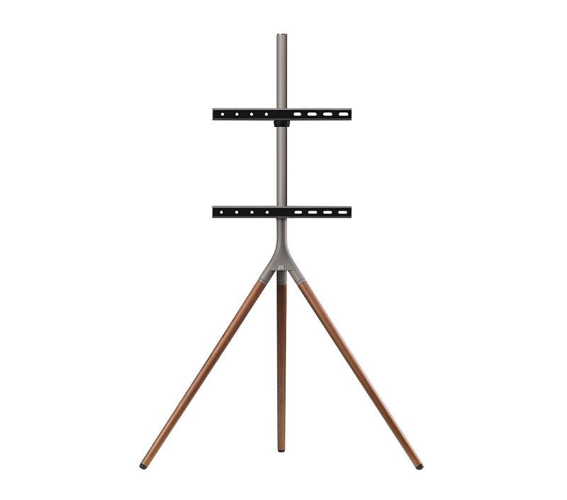 Foto van Oneforall wm7471 vesa 400 tripod tv standaard walnoot tv standaard bruin