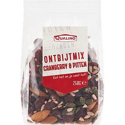 Foto van Qualino ontbijtmix cranberry & pitten 250 g bij jumbo