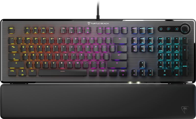 Foto van Turtle beach vulcan ii mechanisch gaming toetsenbord zwart qwerty