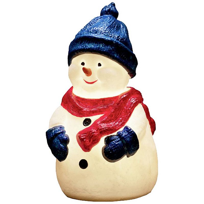 Foto van Konstsmide 4249-000 acryl figuur sneeuwpop warmwit led wit