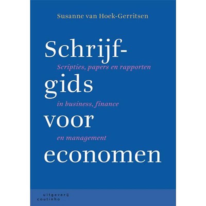 Foto van Schrijfgids voor economen