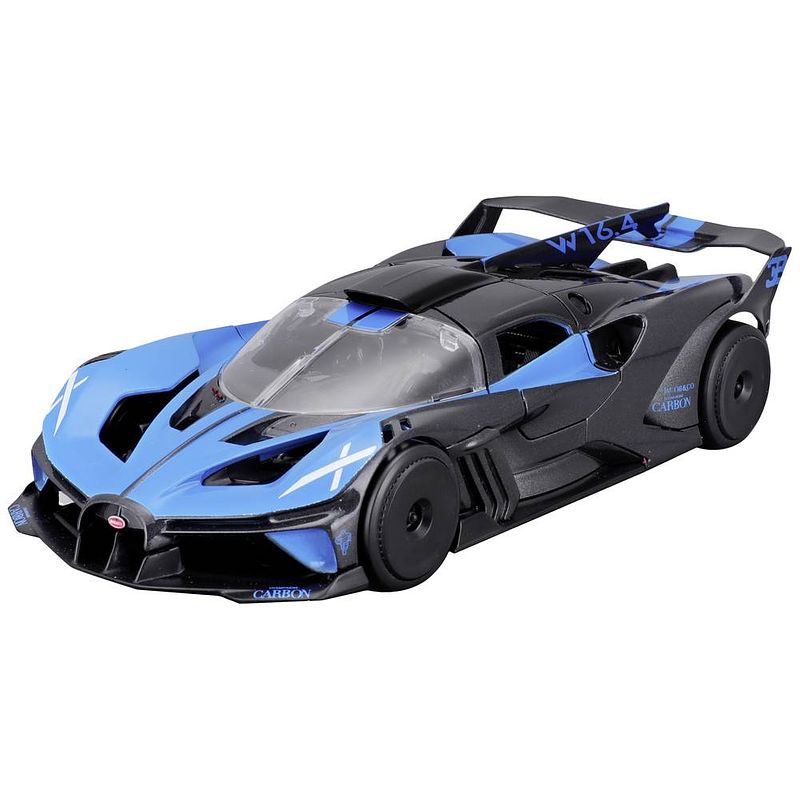 Foto van Maisto bugatti bolide, blau 1:24 auto