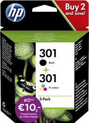 Foto van Hp 301 cartridges combo pack