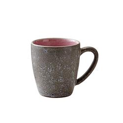 Foto van Bitz koffiekopje gastro grijs/roze 190 ml