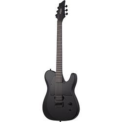 Foto van Schecter pt black ops elektrische gitaar satin black open pore