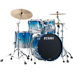 Foto van Tama wbs42s-mbi starclassic walnut/birch 4-delige ketelset molten blue ice