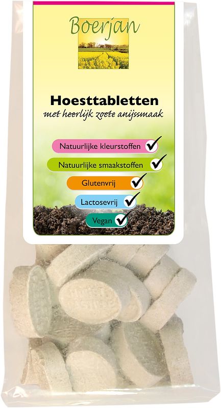 Foto van Boerjan hoesttabletten anijssmaak