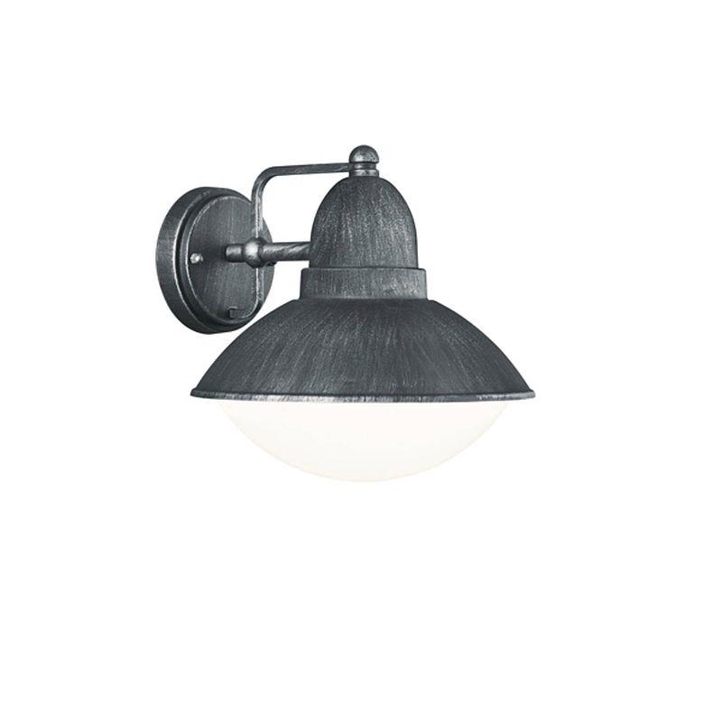 Foto van Moderne wandlamp amur - metaal - zilver