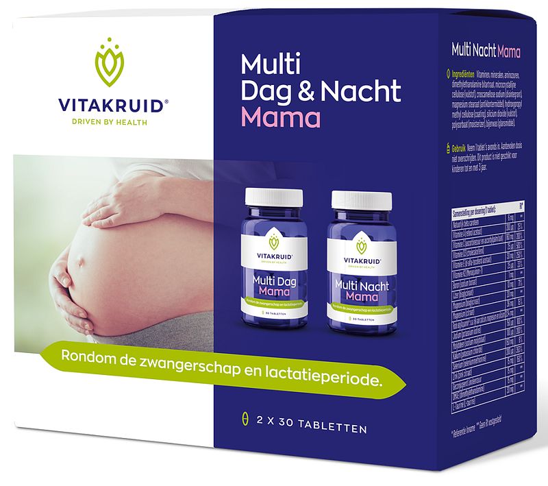 Foto van Vitakruid multi dag & nacht mama tabletten 2x30st