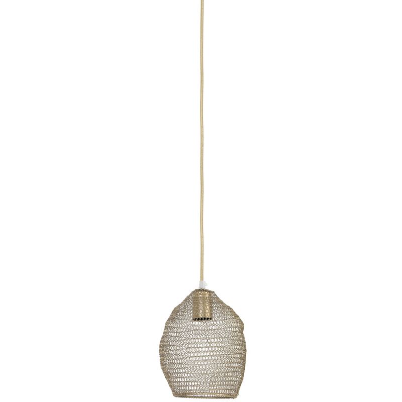 Foto van Light & living - hanglamp nola - 18x18x20 - brons