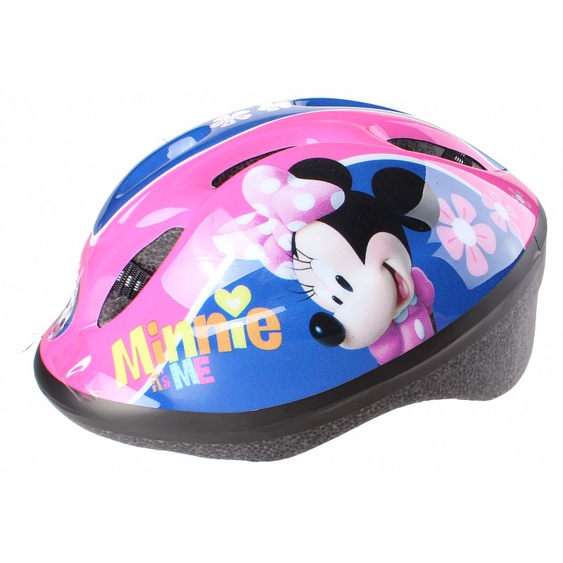 Foto van Disney kinderhelm met pads minnie mouse meisjes roze 5-delig