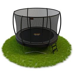 Foto van Avyna pro-line trampoline met veiligheidsnet 305 cm (10ft) - grijs