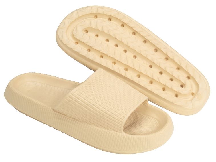 Foto van Lucovitaal orthopedische badslippers maat 41-42 beige