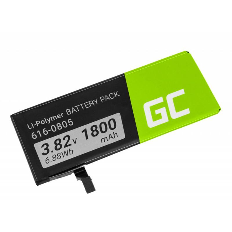 Foto van Green cell telefoonaccu apple iphone 6 1800 mah