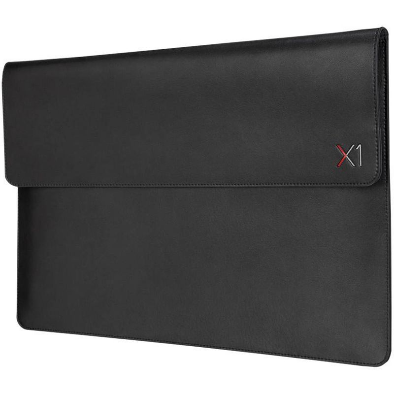 Foto van Lenovo laptophoes yoga leder-schutzhülle 35.6 cm (14) geschikt voor max. (laptop): 35,6 cm (14) zwart