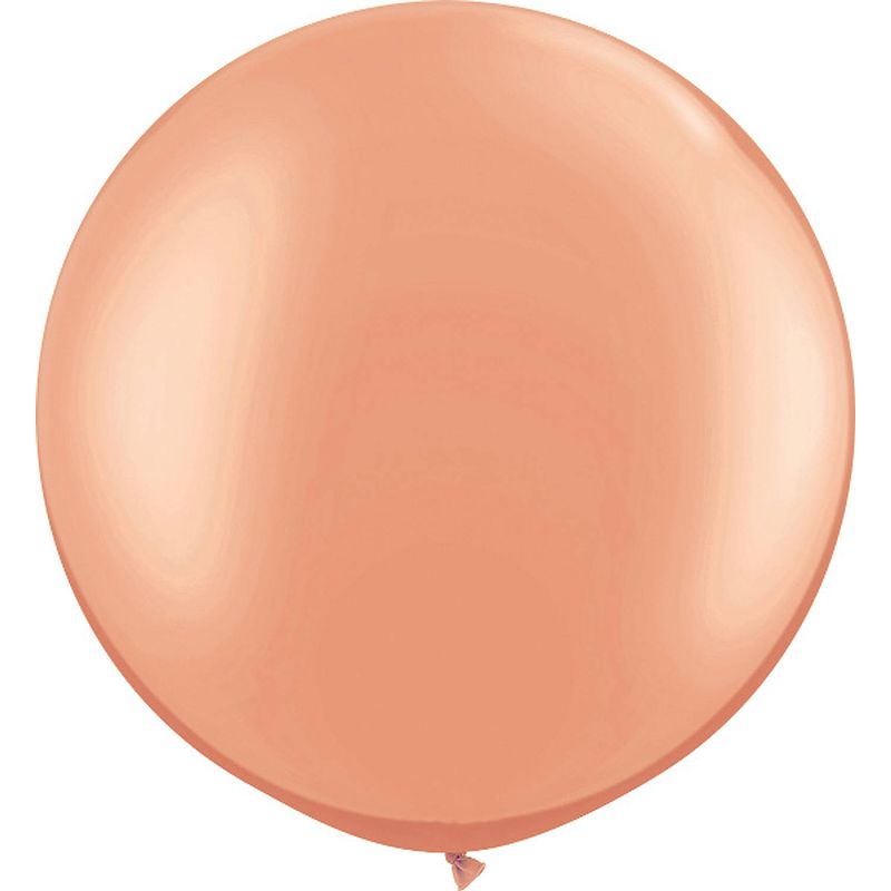 Foto van Folat ballonnen 90 cm latex roségoud 2 stuks