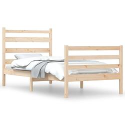 Foto van Vidaxl bedframe massief grenenhout 100x200 cm