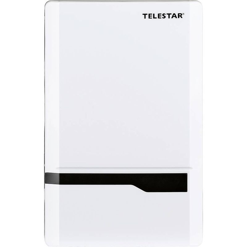 Foto van Telestar antenna 7 lte actieve dvb-t/t2 platte antenne binnen versterking: 35 db wit