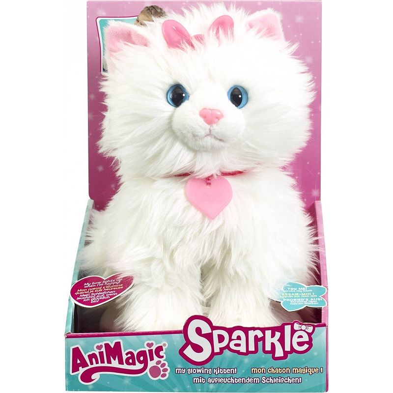 Foto van Goliath animagic sparkle de poes - interactieve knuffel