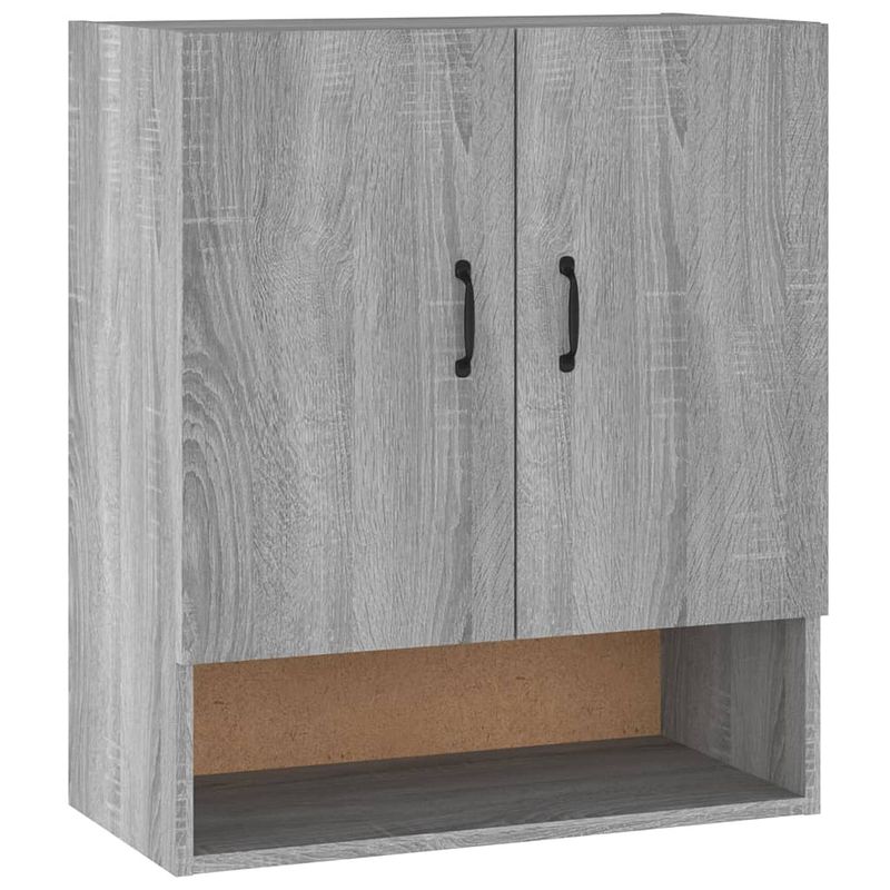 Foto van The living store wandkast - onbekend - kasten - 60 x 31 x 70 cm - grijs sonoma eiken