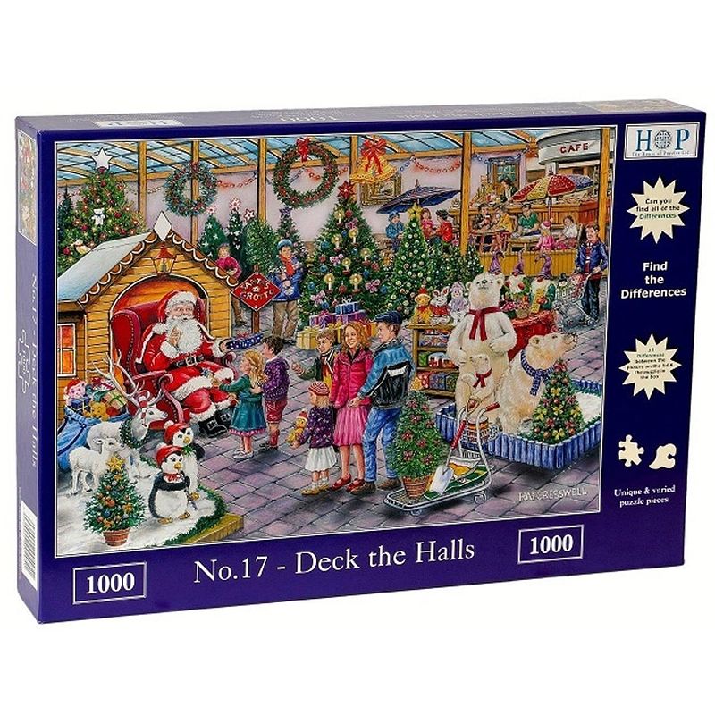 Foto van No.17 - deck the halls puzzel 1000 stukjes