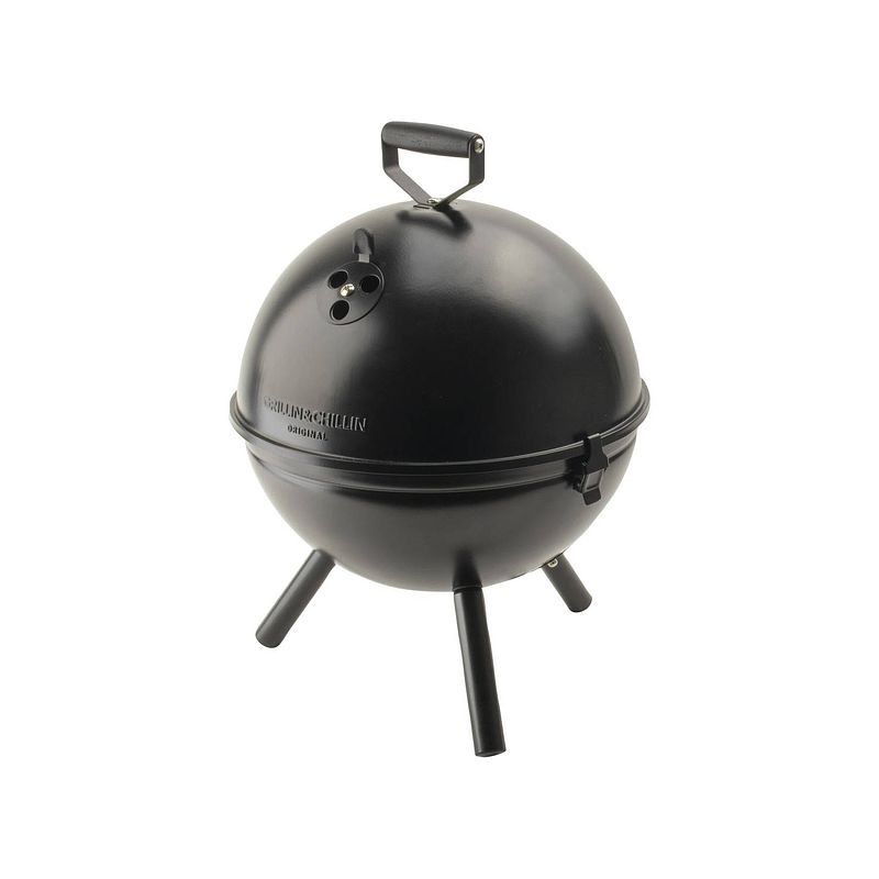 Foto van Gusta bbq bolvorm ø30,5cm zwart - grillin's& chillin's