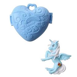 Foto van Lg-imports eenhoorn pocket unicorn meisjes 7,5 cm blauw 2-delig