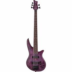 Foto van Jackson x series spectra bass sbxp v, tansparent purple burst elektrische basgitaar