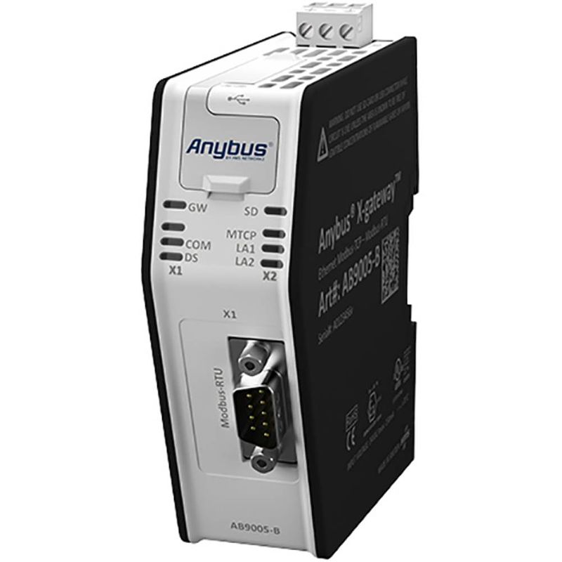 Foto van Anybus ab9006 modbus-tcp master/ethernet/ip 2-port slave gateway 24 v/dc 1 stuk(s)