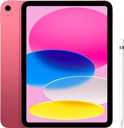 Foto van Apple ipad (2022) 10.9 inch 256gb wifi roze + apple pencil 1 (2022)