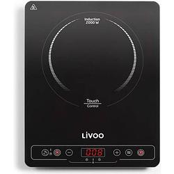 Foto van Livoo doc235 enkele inductiekookplaat - 22 cm - van 60 ° tot 240 ° - zwart