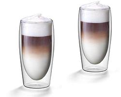 Foto van Scanpart cafe latte thermo glazen a2 35cl koffie accessoire transparant