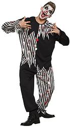 Foto van Boland bloody clown kostuum unisex zwart/wit maat 58/60 (xxl)