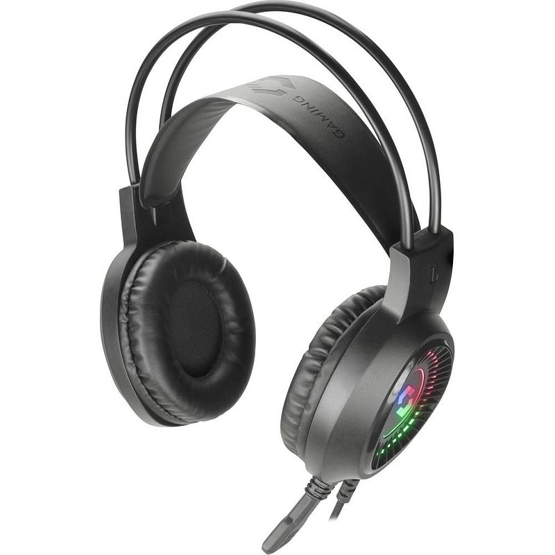 Foto van Speedlink voltor over ear headset kabel gamen stereo zwart volumeregeling