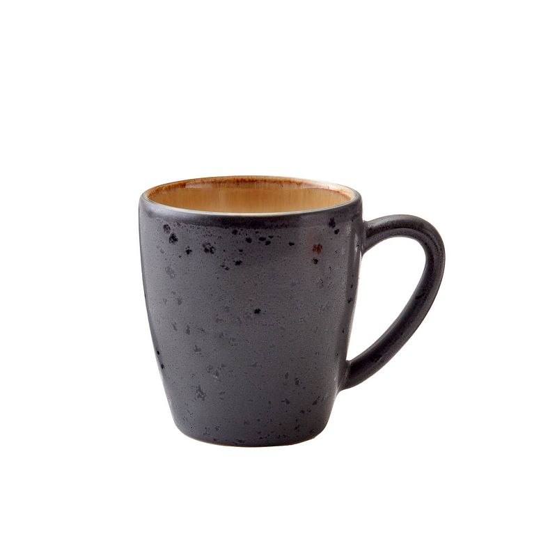 Foto van Bitz koffiekopje gastro zwart/amber 190 ml